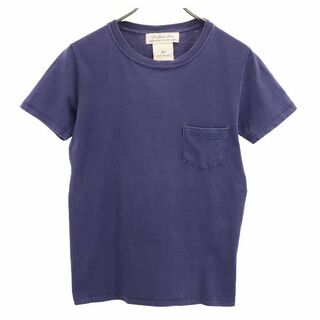 レミレリーフ 日本製 半袖 Tシャツ S ネイビー REMI RELIEF メンズ