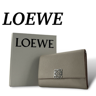 ロエベ(LOEWE)の正規品　ロエベ　三つ折り財布　スモールバーティカルウォレット　アナグラム(財布)