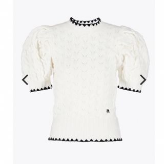 SNIDEL - B. PUFF KNIT bibiy white