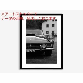 mz ポスター A3 (A4も可) フェラーリ ヴィンテージカーポスター フェラ