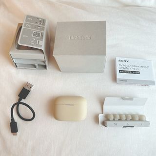 ソニー(SONY)のSONY フルワイヤレスイヤホン Linkbuds エクリュ WF-LS900N(ヘッドフォン/イヤフォン)