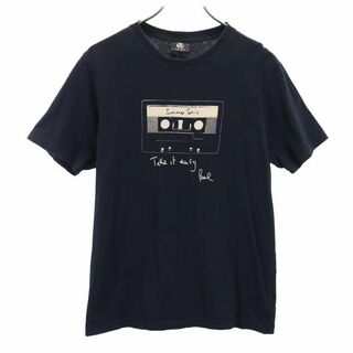 ピーエスポールスミス 半袖 Tシャツ M ネイビー系 PS Paul Smith メンズ(Tシャツ/カットソー(半袖/袖なし))