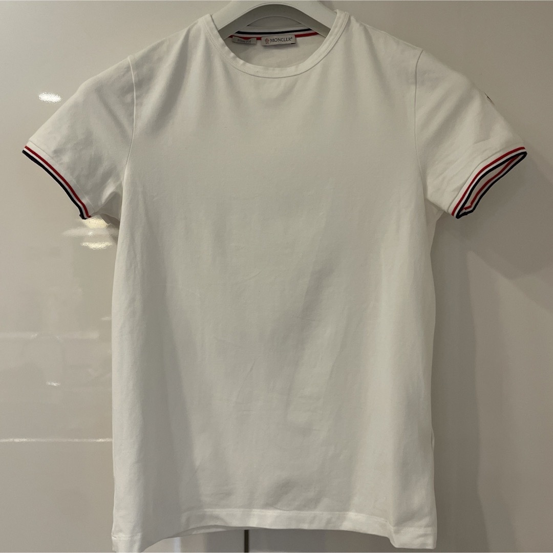 MONCLER モンクレール ストレッチTシャツ 白 S MONCLER モンクレール ストレッチTシャツ 白 S