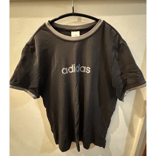 アディダス(adidas)のアディダス adidas Tシャツ L 黒 半袖 ロゴ(Tシャツ(半袖/袖なし))