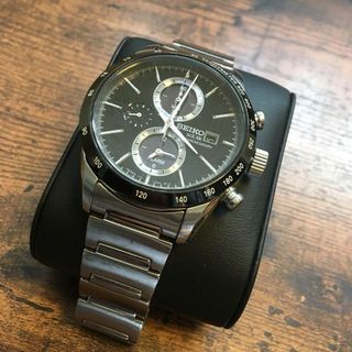 セイコー(SEIKO)の【定価37800円】良品 SEIKO セイコーSBPY119  腕時計 黒(腕時計(アナログ))