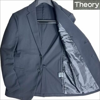 セオリー(theory)のJ7108 新品 セオリー 23SS ストレッチテーラードジャケット 黒 38(テーラードジャケット)