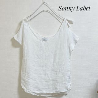 URBAN RESEARCH SONNY LABEL - アーバンリサーチ　サニーレーベル　ブラウス　リネン　白　ゆったり　大きめ