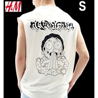 新品 H&M × リック アンド モーティ ノースリーブ Tシャツ S