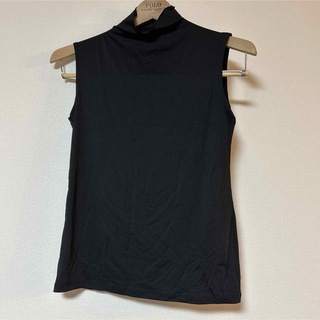 ♦︎新品未使用♦︎ユニクロ　エアリズム／UVカットハイネックT（ノースリーブ）(Tシャツ(半袖/袖なし))