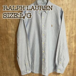 ラルフローレン(Ralph Lauren)のRalph Lauren ラルフローレン　BDシャツ　サックスブルー　刺繍ロゴL(Tシャツ/カットソー(七分/長袖))