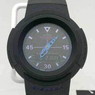 ジーショック(G-SHOCK)のG-SHOCK ジーショック CASIO カシオ 腕時計 AWG-M520VB-1A Virtual Blue 電波ソーラー アナデジ バーチャルブルー ブラック(腕時計(アナログ))