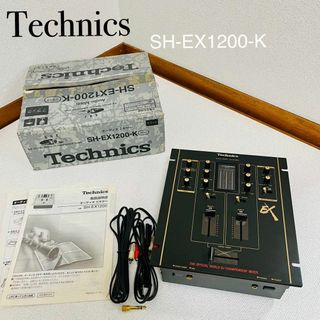 テクニクス(Technics)の【美品】　Technics SH-EX1200-K テクニクス　箱説明書付き(DJミキサー)