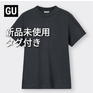 ジーユー(GU)の【新品未使用タグ付き】GU　スムースクルーネックT(Tシャツ(半袖/袖なし))