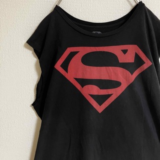 ティービーアンドムービー(TV&MOVIE)のSUPERMANスーパーマンムービーTシャツアメリカンヒーローtee映画tシャツ(Tシャツ/カットソー(半袖/袖なし))