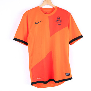 NIKE - ナイキ 半袖Ｔシャツ トップス ドライフィット KNVB オランダ サッカー ユニフォーム メンズ Sサイズ オレンジ×黒 NIKE