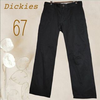 Dickies - b1183【ディッキーズ】ワイドストレート ワークパンツ 紺色67cmカジュアル