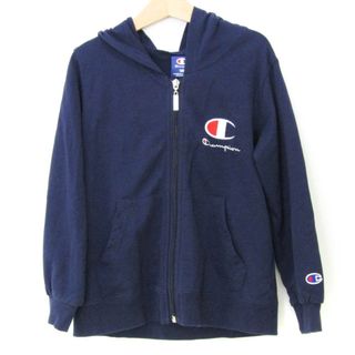 チャンピオン(Champion)のチャンピオン パーカー トップスジップアップスウェットスポーツウエア キッズ 男の子用 120サイズ ネイビー Champion(Tシャツ/カットソー)