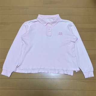 ポロシャツ　ピンク　キッズ用(Tシャツ/カットソー)