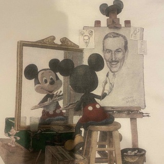 VINTAGE - Norman Rockwell mickey Walt Disney tee