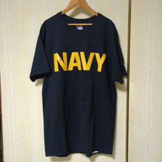 チャンピオン(Champion)のChampion NAVY Tシャツ ｌ ネイビー 男女兼用(Tシャツ/カットソー(半袖/袖なし))