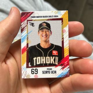 楽天イーグルス　スタメンミニパネル #69 内星龍 選手(記念品/関連グッズ)