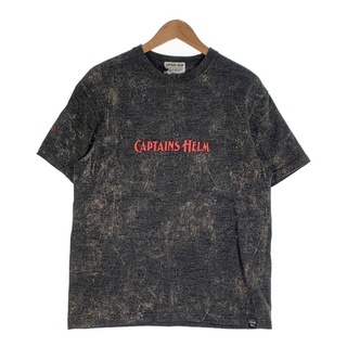 CAPTAINS HELM キャプテンズヘルム LOS LOGO TEE ロゴプリントTシャツ ブラック CH22-LOS-T01 Size M(Tシャツ/カットソー(半袖/袖なし))