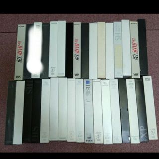 ジャンク品 使用済み ビデオテープ VHS 33本 録画済み(その他)