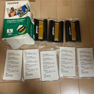 FUJI FILM インクカートリッジ・ペーパーセット F-ICP120L 3色(OA機器)