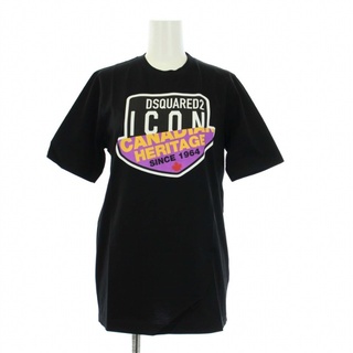 ディースクエアード(DSQUARED2)のディースクエアード ロゴTシャツ カットソー 半袖 S80GC0015 黒 S(Tシャツ(半袖/袖なし))
