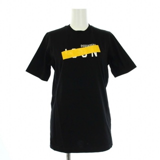 ディースクエアード(DSQUARED2)のディースクエアード アイコンパッチ Tシャツ カットソー 半袖 黒 XS(Tシャツ(半袖/袖なし))
