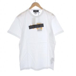 ディースクエアード(DSQUARED2)のディースクエアード Tシャツ カットソー 半袖 ロゴプリント 白 L(その他)