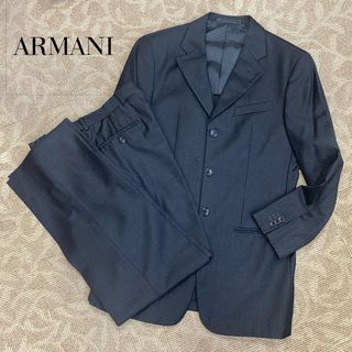 ARMANI COLLEZIONI - アルマーニ スーツ セットアップ チャコールグレー メンズ 