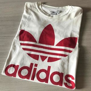 adidas - アディダス　ビッグトレフォイル　Tシャツ　S