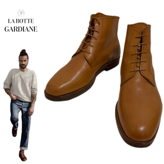 La Botte Gardiane FRANCE製 レースアップレザーブーツ(ブーツ)