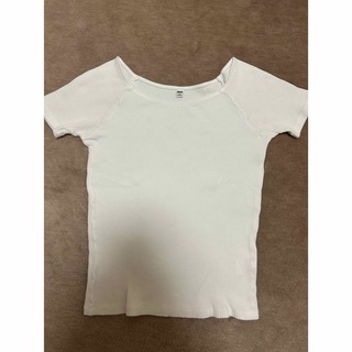 ユニクロ(UNIQLO)のUNIQLO UNIQLO リブクルーネックＴシャツ(Tシャツ/カットソー(半袖/袖なし))