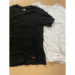 シュプリーム(Supreme)のsupreme Hanes 2点セット Tシャツ(Tシャツ/カットソー(半袖/袖なし))