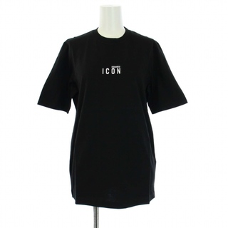 ディースクエアード(DSQUARED2)のディースクエアード ミニロゴ Tシャツ カットソー 半袖 黒 ブラック S(Tシャツ(半袖/袖なし))