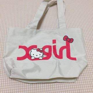 エックスガール(X-girl)の【最終値下げ】x-girl ×キティちゃんミニバッグ(トートバッグ)