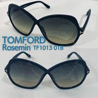 トムフォード(TOM FORD)の箱ケース説明書付 TOM FORD Rosemin TF1013 01B 黒(サングラス/メガネ)
