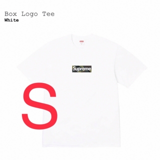 Supreme Box Logo Tee 白 新品S(Tシャツ/カットソー(半袖/袖なし))