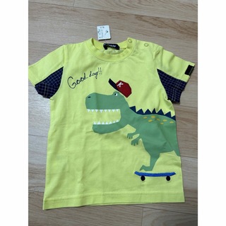 クレードスコープ(kladskap)の新品♡クレードスコープ恐竜Tシャツ　90(Tシャツ/カットソー)