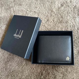 ダンヒル(Dunhill)のDunhill ダンヒル　二つ折り財布　ベルグレイブ　バイカラー　黒(財布)