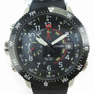 シチズン(CITIZEN)のシチズン プロマスター 腕時計 エコドライブ アルティクロン 黒 ■SM3(腕時計(アナログ))