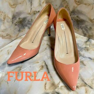 Furla - 【美品】FURLA☆エナメルパンプス☆23cm☆ピンク☆