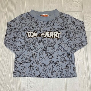 トムアンドジェリー TOM ＆JERRY プリント Tシャツ カラー  グレー(シャツ/カットソー)
