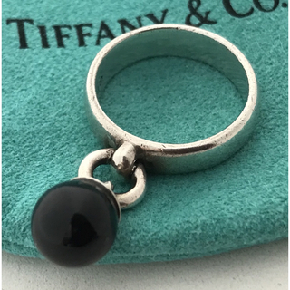 ティファニー(Tiffany & Co.)のTiffany オニキスボールチャームリング 12.5号(リング(指輪))