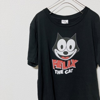 Felix the cat フィリックス・ザ・キャット 半袖 黒 Lサイズ(Tシャツ/カットソー(半袖/袖なし))