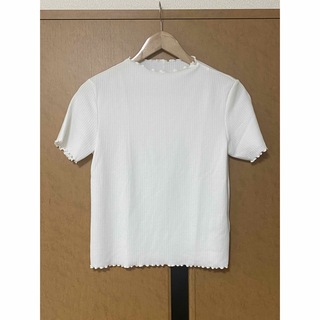 ジーユー(GU)の【GU】リブメローコンパクトT（半袖）(Tシャツ(半袖/袖なし))