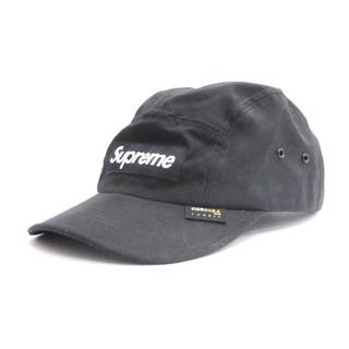 シュプリーム(Supreme)のシュプリーム ボックスロゴ キャップ 帽子 CORDURA USA製 ブラック(キャップ)