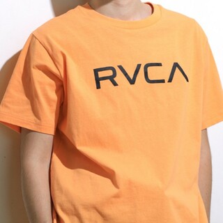 RVCA ルーカ Tシャツ オレンジ系 Sサイズ